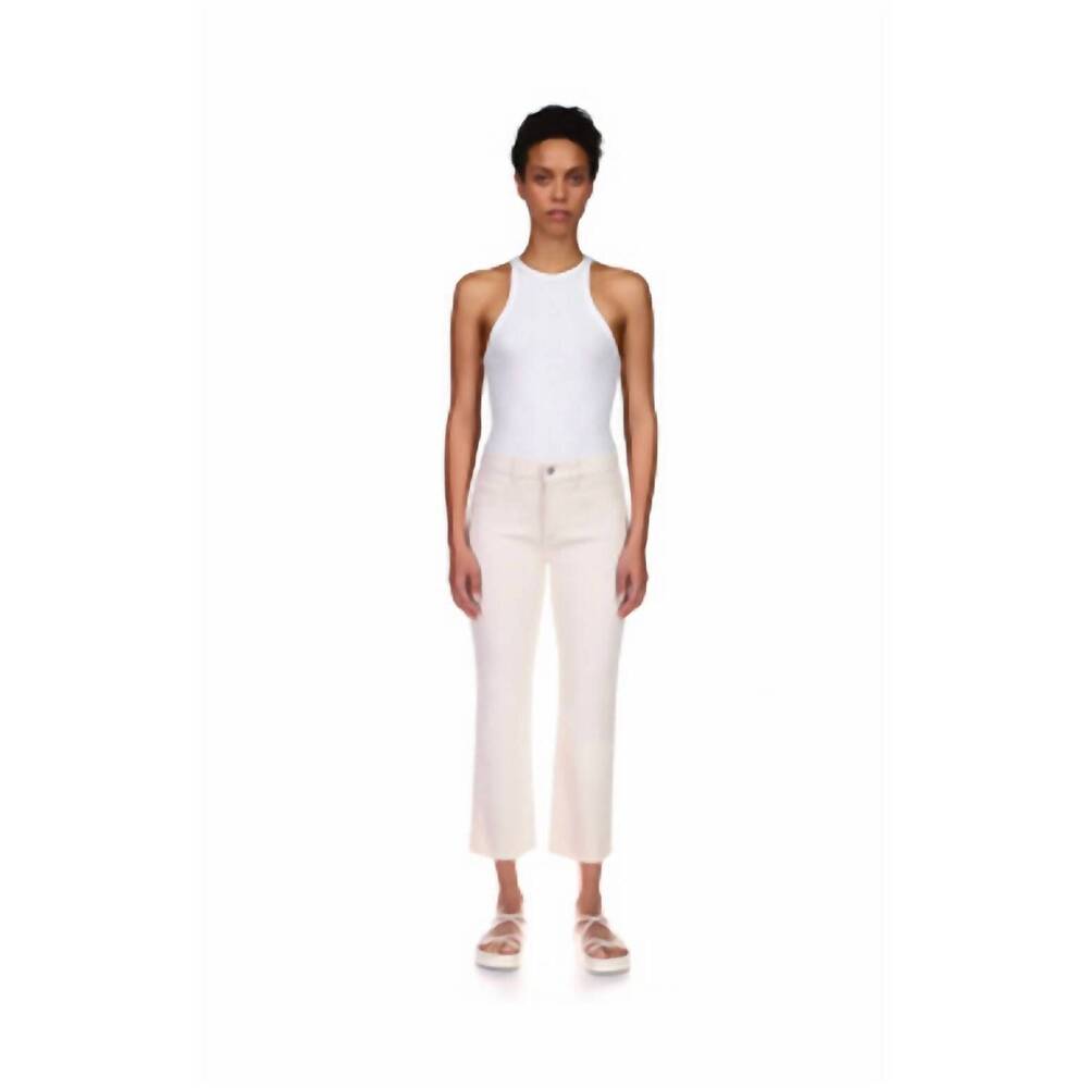 NEW DL1961 - WOMEN'S patti straight high rise ankle pant in ecru (vintage)